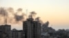 Smoke rises following Israeli strikes in Gaza City, Nov. 7, 2023. 