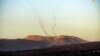 Rockets fired from southern Lebanon are intercepted near Kiryat Shmona in northern Israel on Nov. 7, 2023 amid increasing cross-border tensions between Hezbollah and Israel.