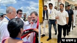 শান্তির বার্তা নিয়ে রাহুল গান্ধী উত্তর-পূর্ব ভারতের মণিপুরে; বিজেপির আক্রমণ ‘উনি শান্তির মসিহা নন, সুবিধাবাদী’