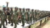 Babban Hafsan Hafsoshin Rudunar Sojojin Najeriya A Lokacin Da Ya Jagaranci Wani Taron Duba Yanayin Tsaro 
