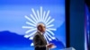 FILE - UN Executive Secretary of Framework Convention on Climate Change Simon Stiell speaks at the closing plenary at the COP27 climate summit in Red Sea resort of Sharm el-Sheikh, Egypt, Nov. 20, 2022.