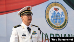 中國新任國防部長、前中國解放軍海軍司令董軍（網路照片）