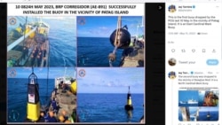 菲律賓在南中國海部分海域放置浮標以示主權