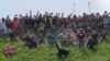 APTOPIX Britain Cheese Rolling