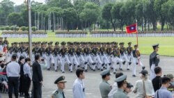 台灣陸軍官校（Whampoa Military Academy）舉行百年校慶。 （台灣總統府提供）