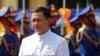 រូបឯកសារ៖ លោក ហ៊ុន ម៉ាណែត នាយករដ្ឋមន្ត្រីតែងតាំង ឈរនៅមុខរដ្ឋសភាជាតិ មុនពេលចូលរួមសម័យប្រជុំដំបូង សម្រាប់នីតិកាលទី ៧ នៃរដ្ឋសភា រាជធានីភ្នំពេញ ថ្ងៃទី ២១ ខែសីហា ឆ្នាំ ២០២៣។ 