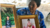 អ្នកស្រី គិន ណារិន បង្ហាញរូបថតពីរសន្លឹករបស់កូនស្រីដែលបានស្លាប់ដោយជំងឺផ្តាសាយបក្សី H5N1 នៅភូមិរលាំង ស្រុកស៊ីធរកណ្តាល ខេត្តព្រៃវែង កាលពីថ្ងៃទី ២៨ ខែកុម្ភៈ ឆ្នាំ២០២៣។ (ហ៊ុល រស្មី/វីអូអេ)