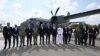 İtaliya “C-27J Spartan” tipli hərbi nəqliyyat təyyarəsini Azərbaycana təqdim edib (Məbə: Prezident Administrasiyası)
