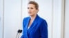 FILE - Denmark's Prime Minister Mette Frederiksen is pictured in Copenhagen, June 5, 2024. Frederiksen was struck on Friday by a man in a Copenhagen square, her office said. (Ritzau Scanpix/Mads Claus Rasmussen via Reuters).