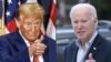 ရွေးချယ်ခံသမ္မတ Trump နဲ့ သမ္မတ Biden တို့အား သီးခြားစီတွေ့ရစဉ် (ယခင်ပုံဟောင်း) 