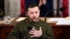 FILE - Ukrainian President Volodymyr Zelenskyy addresses a joint meeting of Congress on Capitol Hill in Washington, Dec. 21, 2022. 