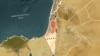 Map of Israel and its neighboring countries, including Syria to the north.