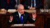 Perdana Menteri Israel Benjamin Netanyahu berpidato pada pertemuan gabungan Kongres di US Capitol di Washington, AS, 24 Juli 2024. (REUTERS/Kevin Mohatt)