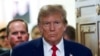 Rais wa zamani wa Marekani Donald Trump akihudhuria kesi ya ulaghai dhidi yake katika mahakama kuu ya serikali mjini New York, Januari 11, 2024.