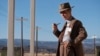 This image released by Universal Pictures shows Cillian Murphy in a scene from "Oppenheimer." The film about the inventor of the atomic bomb is emerging as an Oscar favorite. 