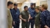FILE - Ukrainian President Volodymyr Zelenskyy speaks with Major-General Tetiana Ostashchenko as he visits a military hospital in the town of Ochakiv, in Ukraine's in Mykolayiv region, July 27, 2023. (Ukraine's Presidential Press Service via Reuters)