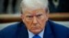 Former US President Donald Trump in court, where he is being tried for corporate fraud, Nov. 6, 2023, in New York.