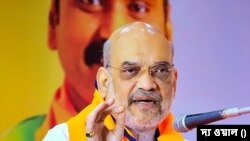 বিজেপি নেতা কেন্দ্রীয় স্বরাষ্ট্রমন্ত্রী অমিত শাহ। 