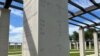 FILE - Names of some of the 22,442 who died under British command between D-Day and the end of the Battle of Normandy are displayed at the British Normandy Memorial, in Ver-sur-Mer, France, July 30, 2023. 