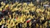 Iranian demonstrators attend a pro-Palestinian rally in Tehran, Iran, Nov. 18, 2023.
