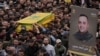 تشییع جنازه علی احمد حسین، فرمانده حزب‌الله که در حمله هوایی اسرائیل کشته شد (۱۹ فروردین ۱۴۰۳)