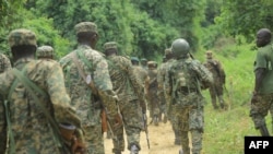 Wanajeshi wa Uganda wakiwa Beni, DRC Dec 8,2021

