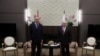 Foto de arquivo: Presidentes Recep Tayyip Erdogan (Turquia, esq) e Vladimir Putin (Rússia)