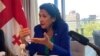 Presidenta de Georgia critica "complacencia" de Occidente con el expansionismo de Putin