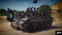 Des miliciens de Boko Haram video dans l'Etat de Borno au Nigéria (AFP)