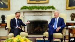 Rais Biden akiwa na mgeni wake Waziri Mkuu wa Sweden Ulf Kritersson ikulu ya Marekani.