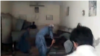 لوگ متعلقہ اسکول میں توڑ پھور کر رہے ہیں