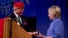 Clinton Touts 'American Exceptionalism' in Appeal to Republicans