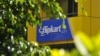 The logo of India's largest online marketplace Flipkart is seen on a building in Bengaluru, India, April 22, 2015.