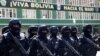 E ministro de Gobierno, Arturo Murillo, presentó a la unidad especial en el departamento de La Paz, el martes 3 de diciembre de 2019. Está conformada por 60 uniformados entrenados para combatir el terrorismo.
