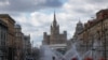 Фото: дезінфекція на вулицях столиці РФ Москви, 12 квітня 2020 року
