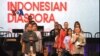 Pembacaan Deklarasi Diaspora Indonesia pada penutupan Kongres Diaspora Indonesia di Los Angeles, negara bagian California, AS (8/7). 
