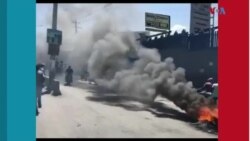 Group polisye ki rele tèt yo Fantom 509 manifeste kont asasina 4 polisye nan Vilaj de Dye Vandredi pase