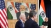 El presidente de los Estados Unidos, Joe Biden sostiene una videoconferencia con el primer ministro de la India, Narendra Modi