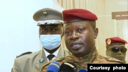 Burkina Faso - Le president de la transition, Lt.Col Paul -Henry Damiba
