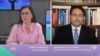 Captura de pantalla del momento en el la periodista Carla Angola hace comentarios del presidente Nicolás Maduro.