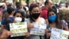 Los educadores han protestado en varias regiones de Venezuela exigiendo al gobierno de Nicolás Maduro el pago completo e inmediato de sus salarios y bonos vacacionales. [Foto: Álvaro Algarra, VOA]