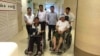 រូបឯកសារ៖ លោក​ ញ៉យ ចំរើន ​តំណាង​រាស្ត្រ​មណ្ឌល​កំពង់ចាម​ (ឆ្វេង) និង​លោក​ គង់ សភា​ តំណាង​រាស្ត្រ​ខេត្ត​ស្វាយរៀង (ស្តាំ)​ នៅ​ក្នុង​កៅអី​រុញ​នៅ​មន្ទីរពេទ្យ​ Phyathai ក្នុង​ទី​ក្រុង​បាងកក ប្រទេស​ថៃ កាល​ពី​​ថ្ងៃ​​អង្គារ​ទី​២៧ ខែ​តុលា ឆ្នាំ​២០១៥​។​​ (ផ្តល់​ដោយ​លោក ញ៉យ ចំរើន) 