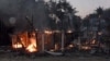 About 200 cottages in a forest of Snuol district, Kratie province, and 100 more in Veal Veng, Pursat province were burned, file photo. 