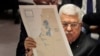 Palestinian President Mahmoud Abbas speaks during a Security Council meeting at United Nations headquarters, Feb. 11, 2020.