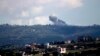 Khói bốc lên trên ngôi làng Marwahin phía nam Lebanon, gần biên giới với Israel, sau cuộc không kích của Israel vào ngày 7/2/2024, trong cuộc xung đột giữa phiến quân Hamas và Israel.