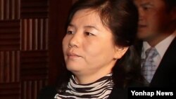 최선희 북한 외무성 미국국 부국장. (자료 사진)