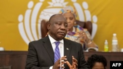 Mutungamiri wenyika yeSouth Afria VaCyril Ramaphosa .