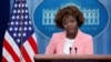 White House Press Secretary Jean-Pierre holds the daily press briefing at the White House in Washington