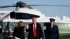 El presidente de Estados Unidos, Donald Trump, y la primera dama Melania Trump se preparan para abordar el Air Force One cuando parten de Washington hacia la India desde la Base Conjunta Andrews en Maryland, EE. UU., El 23 de febrero de 2020. REUTERS / Alexander Drago.