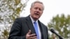FILE - White House then-chief of staff Mark Meadows speaks with reporters outside the White House, in Washington, Oct. 26, 2020.